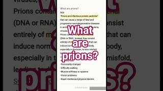 What Are Prions?