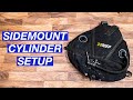 How to setup your sidemount cylinders  where to place the boltsnaps on sidemount cylinders tanks