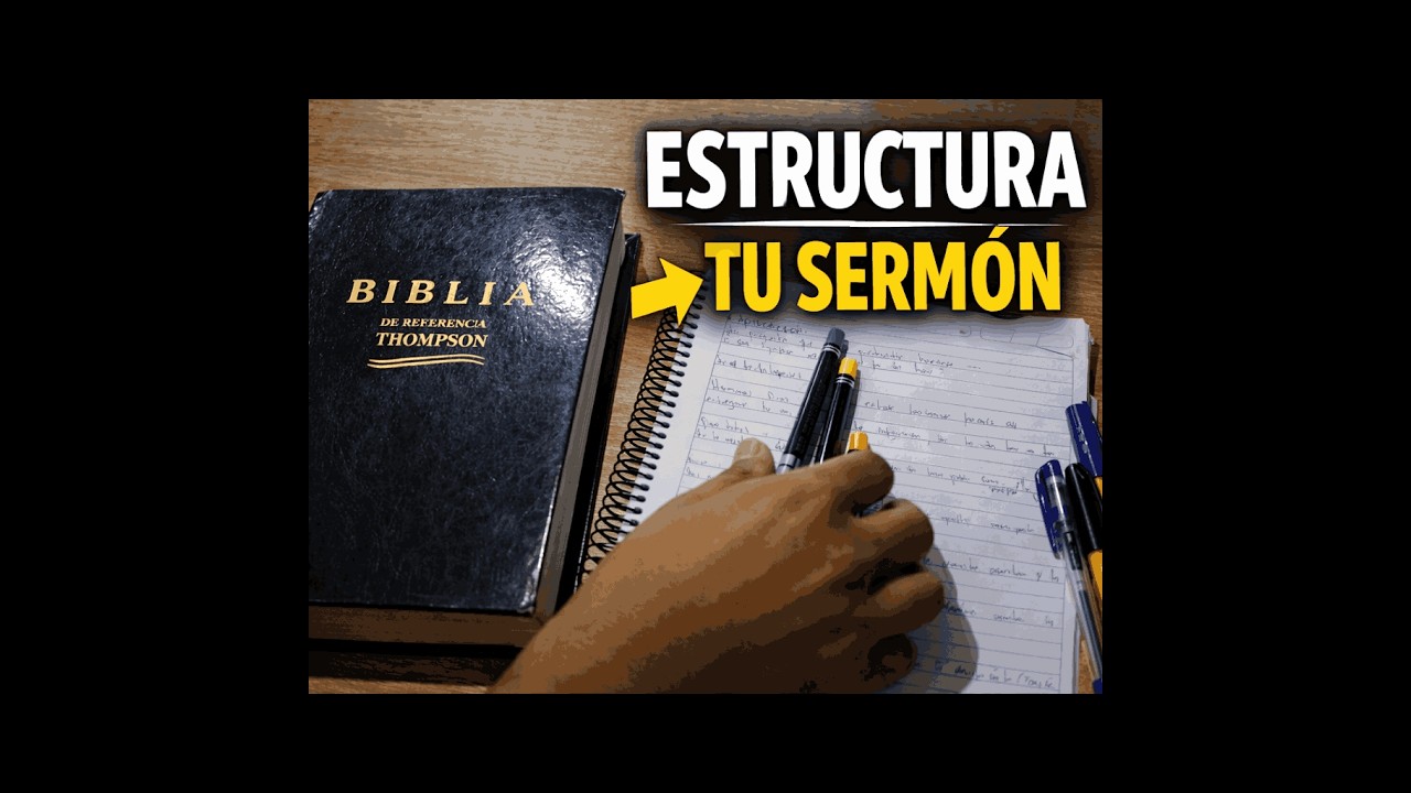 Cómo estructurar un sermón expositivo paso a paso | Guía bíblica completa