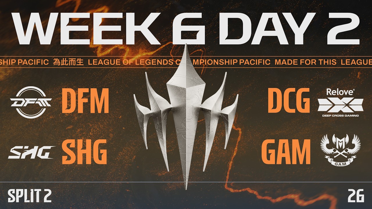 [JP] DFM vs DCG | SHG vs GAM | LCP 2026 Split 2 Regular Season Week 6 Day 2