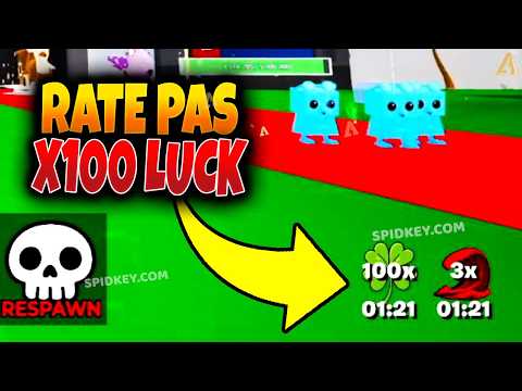 RATE PAS le x100 Server Luck ACTIF Steal the Brainrot