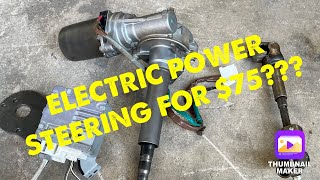 Electric Power Steering on my Dune Buggy for $75??