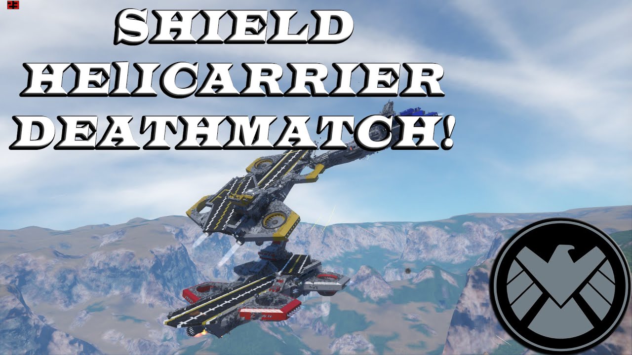 Space Engineers Fleet Battles | SHIELD Helicarrier DEATHMATCH - YouTube