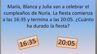 PROBLEMAS DE HORAS II
