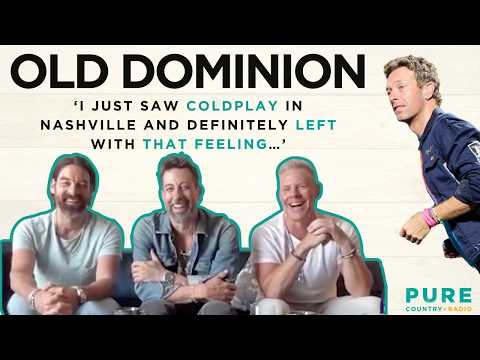 Old Dominion react to strangest signs at their shows, seeing Coldplay, John Mayer & Bruno Mars live!