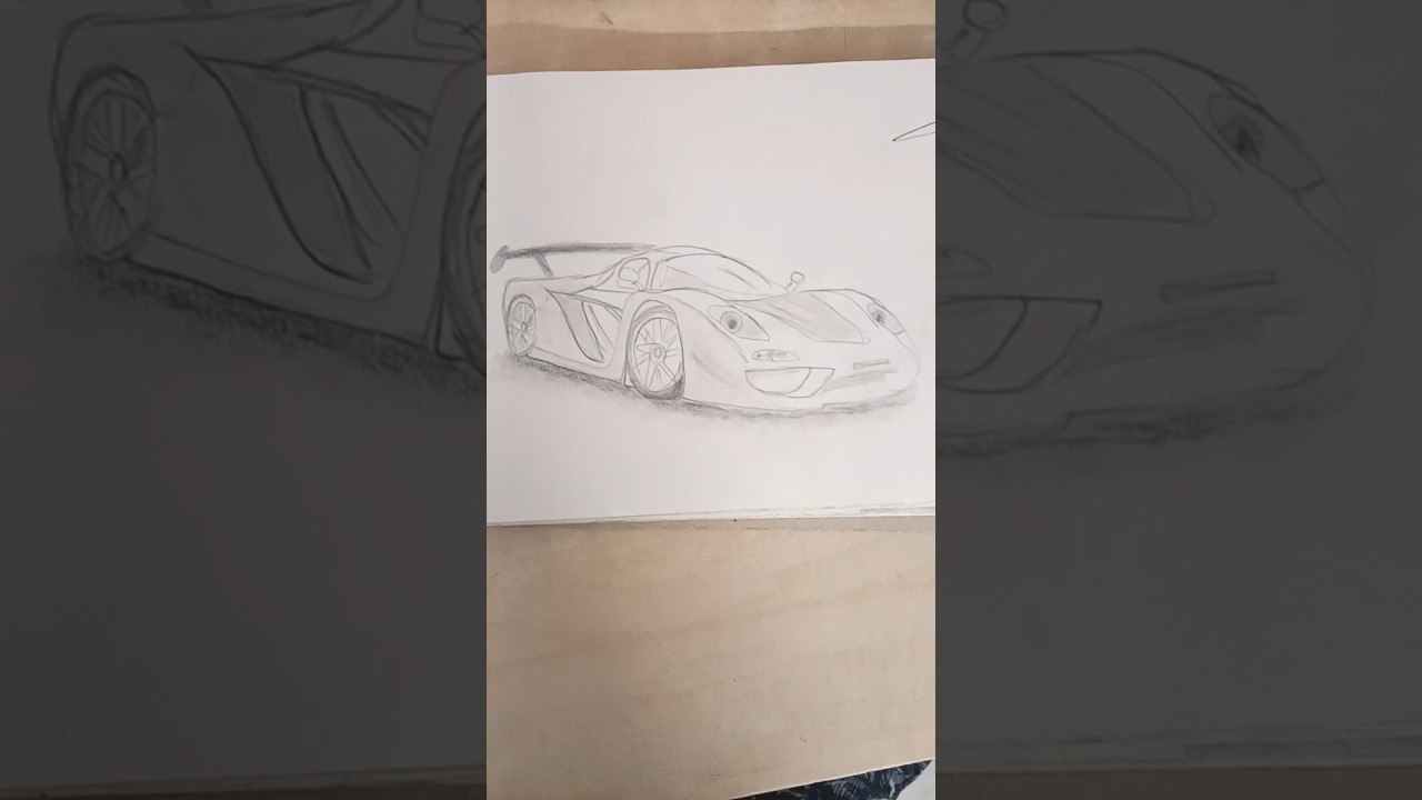 pagani beautiful creative amazing pagani car drawing for car lovers 