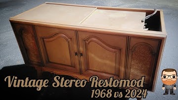 Vintage 1968 Maxgnavox Console Stereo Restomod. #magnavox #modernvintage