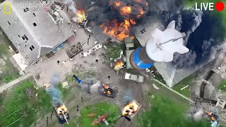 Ukraine drones drop bombs on groups of unsuspecting Russian soldiers in hiding places
