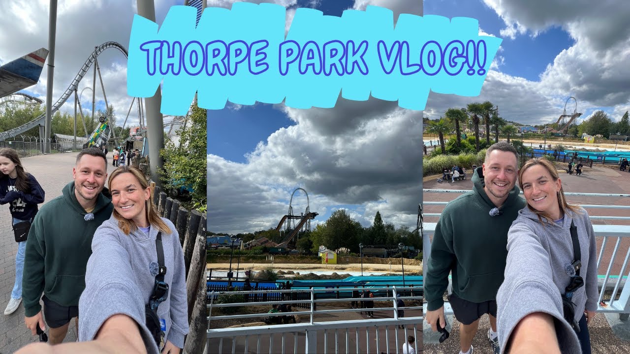 THORPE PARK VLOG 🎢 🍔 (Not what we expected!!)