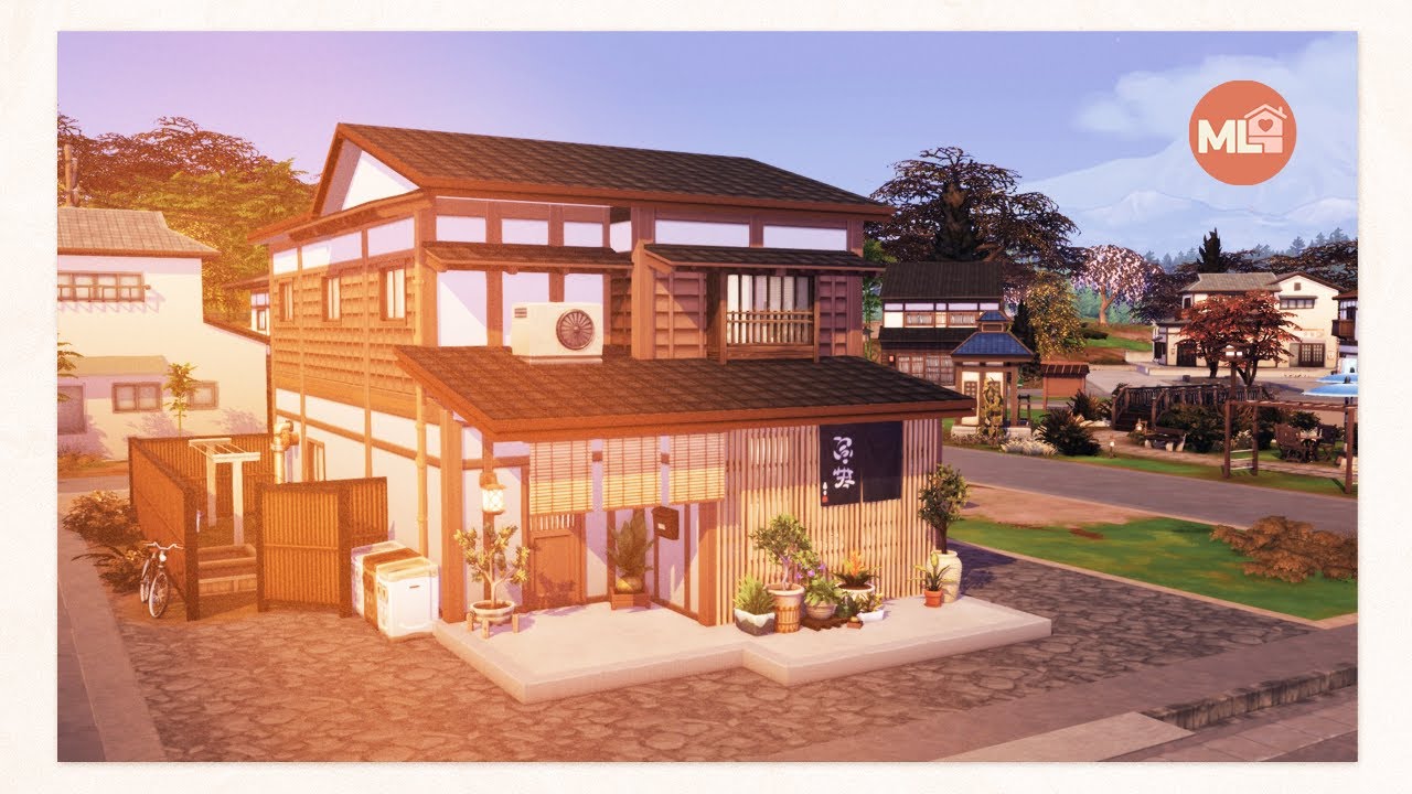 Mt. Komorebi Vacation Rental Sims 4 Speed Build NO CC YouTube