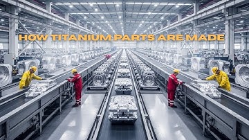Inside the Titanium Factory How Titanium Parts Are Made (Step-By-Step Documentary)#titanium