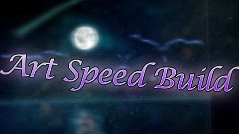 Art Speed Build (Planets and lake) [Geometry Dash 2.1] [Kentakiman]