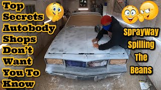 How To Do Bodywork & Prime A Car For Paint  Rust Repair Welding Blocking Priming Monte Carlo CL