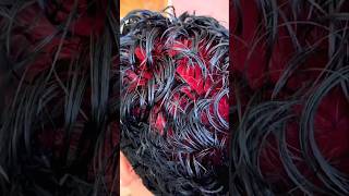 Why Is His Hair Red Inside? The Ghost Root Secret! #hair #ghostroot #trending