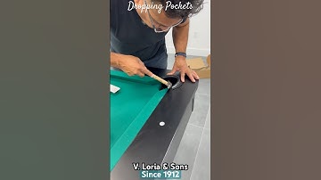 Installing Drop Pockets @loriaawards7284  #billiardtable #pooltable #billiard #howto #billiards