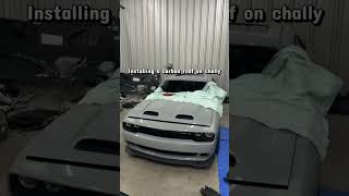 Carbon fiber roof otw#srt#hellcat#cartok#carbonfiber