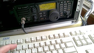 PS/2 Morse Keyboard with Arduino Uno keying ICOM IC-7200