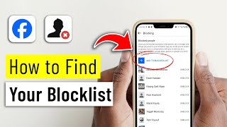 How to Find Your Blocklist on Facebook screenshot 5