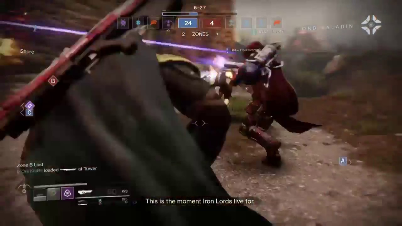 Destiny 2 Ninja Sword in IRON BANNER (Quickfang) YouTube