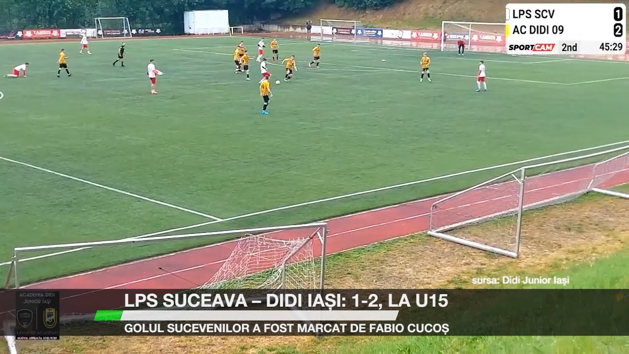 LPS Suceava – Didi Iași: 1-2, la U15