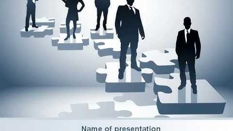 Career Stages PowerPoint Template by PoweredTemplate.com