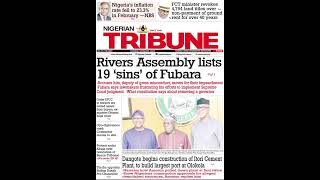 #FrontPage News Update - Tuesday March 18th, 2025