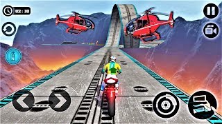HONDA CBR 1000 RR Impossible Moto Bike Tracks 3D New red bike Unlocked -Best Android Gameplay HD screenshot 2