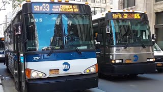 MTA: 2007 MCI D4500CL [4321], 2008 MCI D4500CT's [2212]/[2220] SIM4C, SIM33C buses