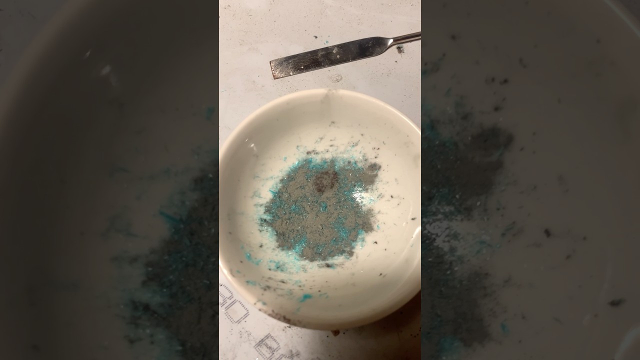 Copper chloride is more reactive than you might think … 🧪 