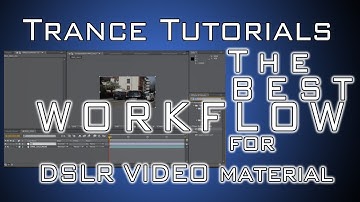 Tutorial for the best workflow with DSLR footage (After Effects)