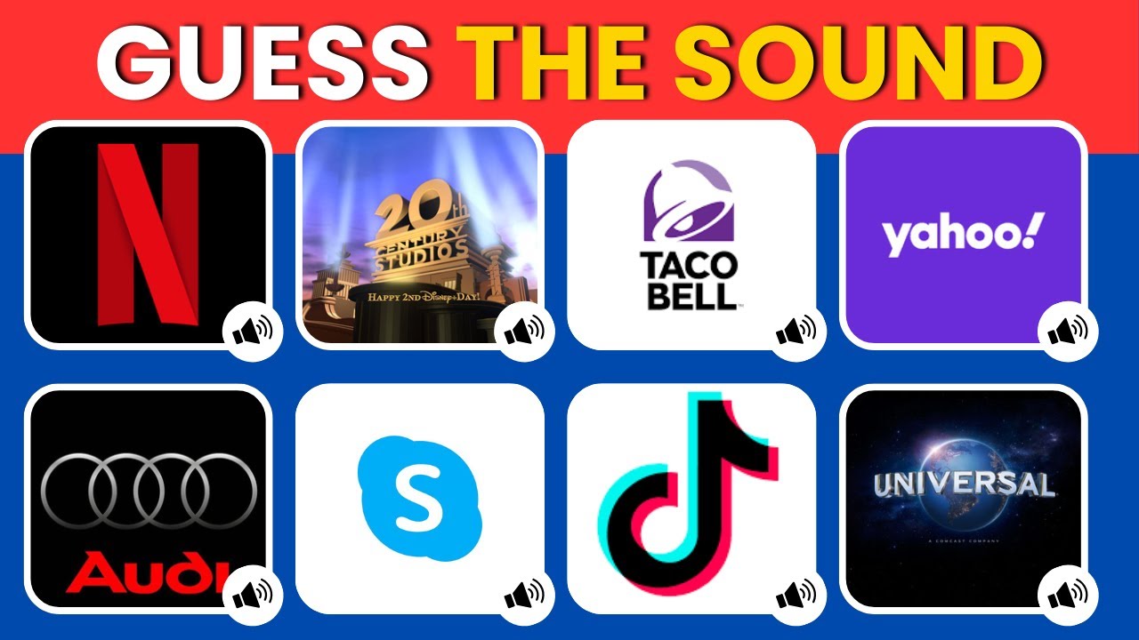 Guess The Logo & Sound Challenge | Fun Quiz Game 2025 🎵🖼️