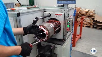 Single End Stator Coil Lacing Machine For Pump Motor