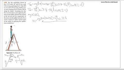 Fundamentals of Physics   Chapter 12 Equilibrium and Elasticity P39