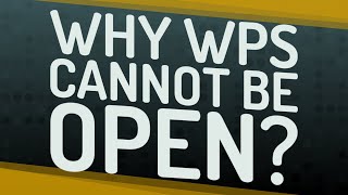Celebrity Why WPS Cannot be open? Profile
