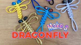 How to make an easy macrame Dragonfly