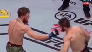 КАКОЙ УДАР👊🏼😱Хабиб ломал McGregora 😁😎