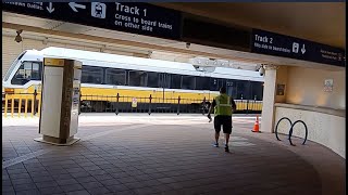DFW Airport to Downtown Dallas by DART Rail