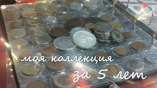 Обзор моей коллекции монет за 5 лет #монеты #нумизматика #коллекция