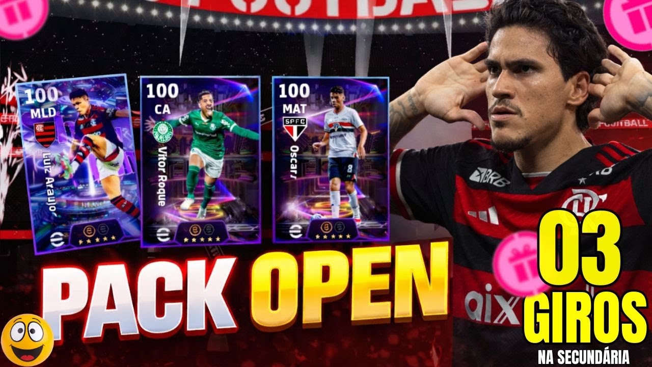 🚨 PACK OPEN INSANO! 🚨 na BOX BRASILEIRÃO / EFOOTBAL MOBILE 2026