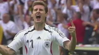 All 16 goals by Miroslav Klose at the World Cups