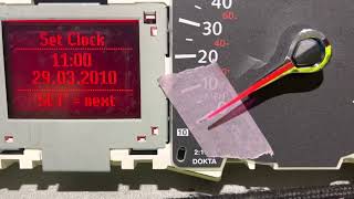 Focus cluster needle calibrating