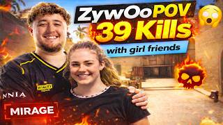 ZywOo 39 KILLS MIRAGE WITH GIRL FRIEND