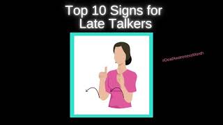 Top 10 Words in Sign Language to teach Late Talkers | Speech Therapy Tips