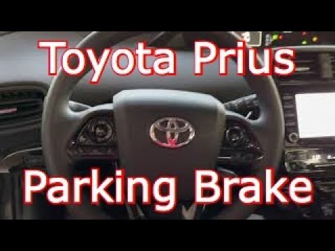 2021 Toyota Prius - How to Parking Brake ON and OFF - YouTube