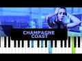 Blood Orange Champagne Coast Piano Tutorial
