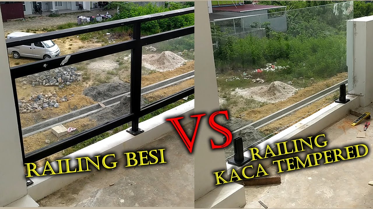 Railing Kaca - Cara Terbaik untuk Membuat Balkon Anda Terlihat Keren ...