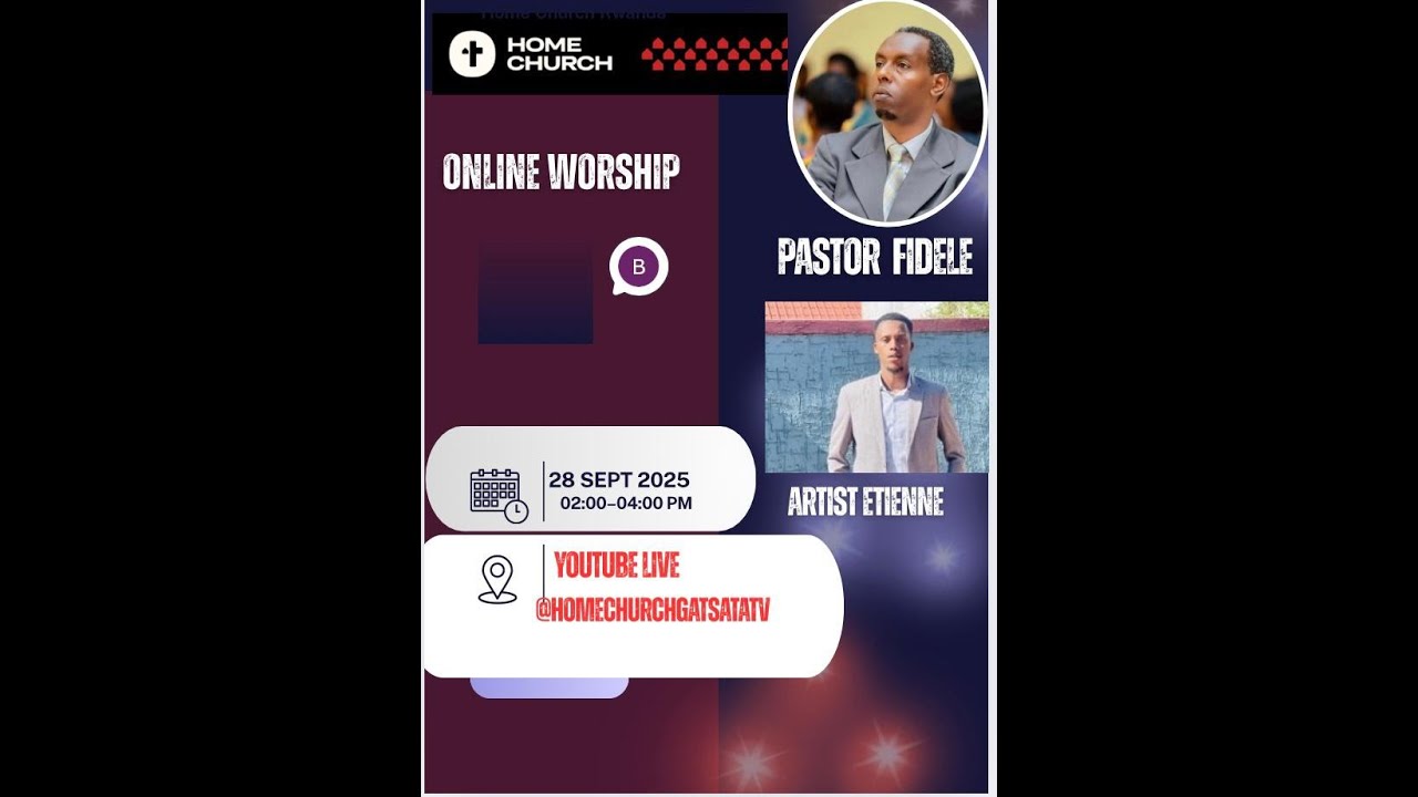 Online Sunday Service on 28/09/2025