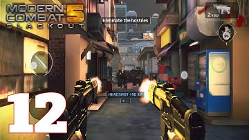 [Part 12] Modern Combat 5 : Blackout ll Android/IOS ll Walkthrough - Complete Game - Skip Demo