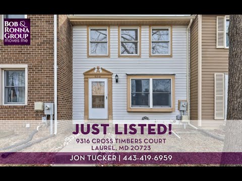 9316 Cross Timbers Court, Laurel, MD home video tour