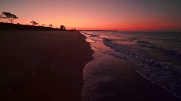 Endless Walk along the Beach, Towards the Sunset | Relaxing ASMR for Deep Sleep | 3 Hours in 4K UHD